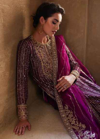 Kanwal Malik – Chiffon Embroidered Unstitched 3PC Suit