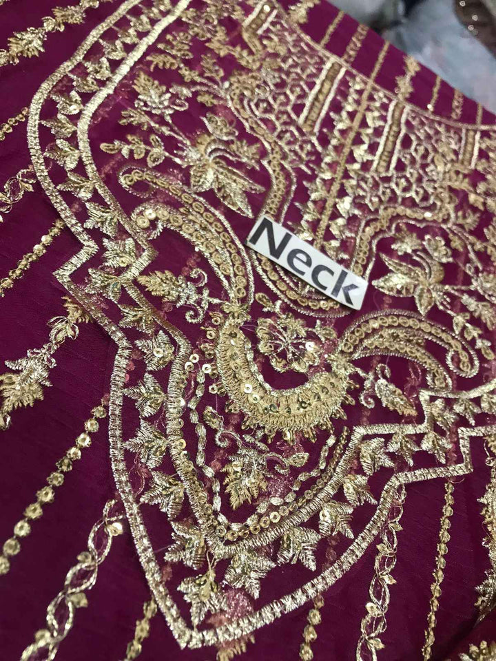 Kanwal Malik – Chiffon Embroidered Unstitched 3PC Suit