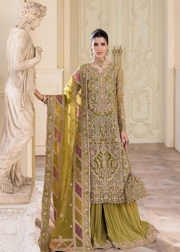 Kanwal Malik – Chiffon Embroidered Unstitched 3PC Suit D-2443