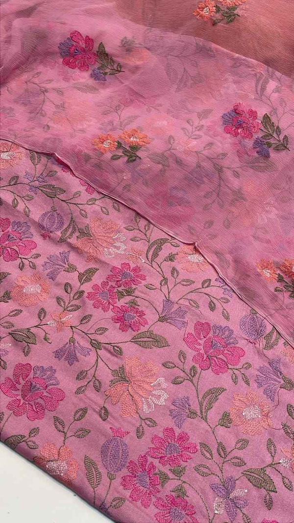 Bareeze 3PC Karandi Suit with Pure Embroidered Dupatta - New Vol 53