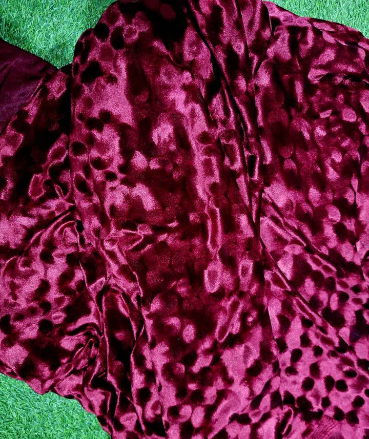 Imported Korean Velvet Self-Print 2PC – Premium Winter Wear