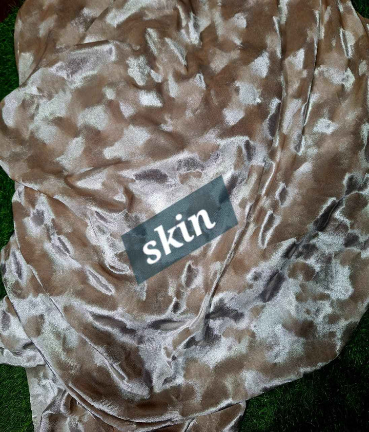 Imported Korean Velvet Self-Print 2PC – Premium Winter Wear