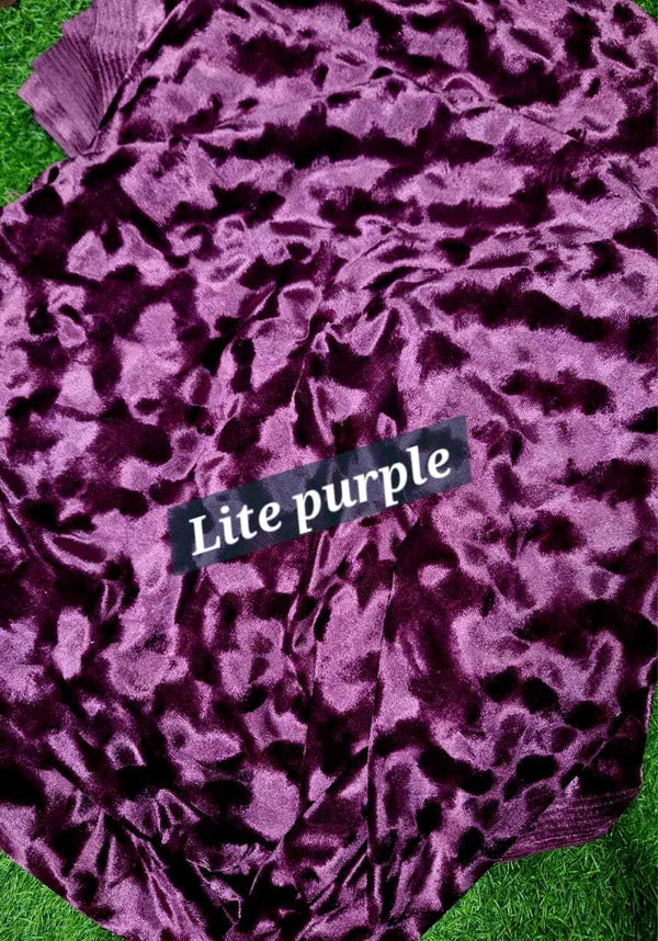 Imported Korean Velvet Self-Print 2PC – Premium Winter Wear