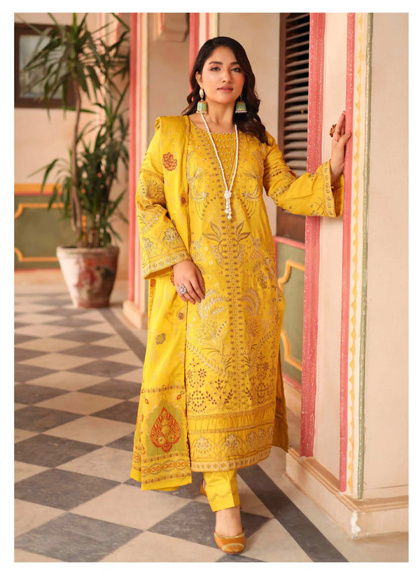 Zirwa by Johra Luxury Embroidered Lawn Suit | JH-632