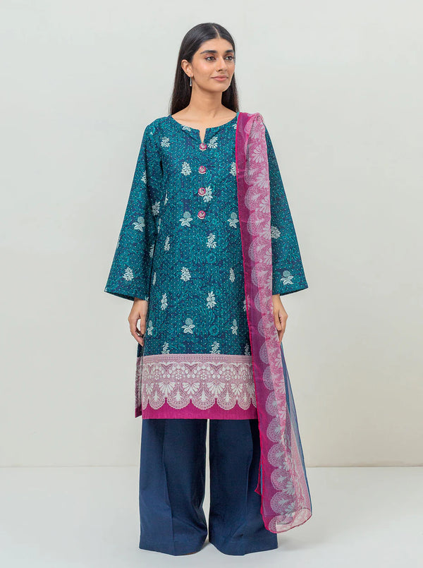 BEECHTREE 3 PIECE - PRINTED KHADDAR SUIT