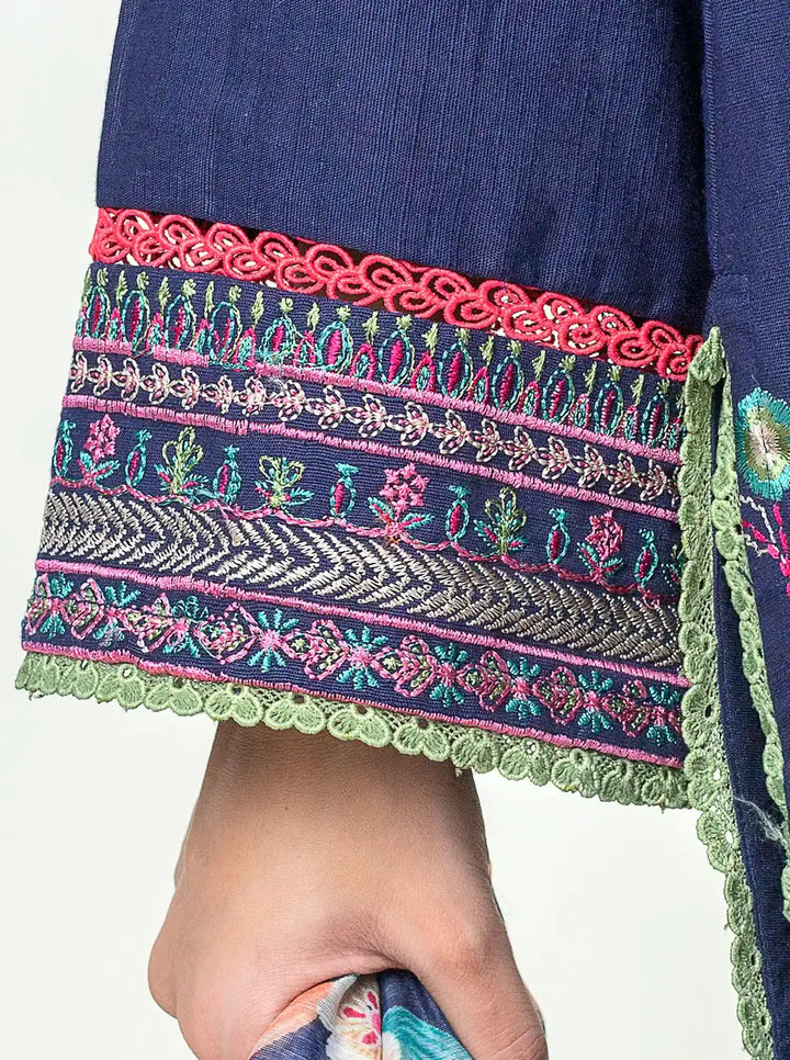 BEECHTREE 3 PIECE - EMBROIDERED KHADDAR SUIT