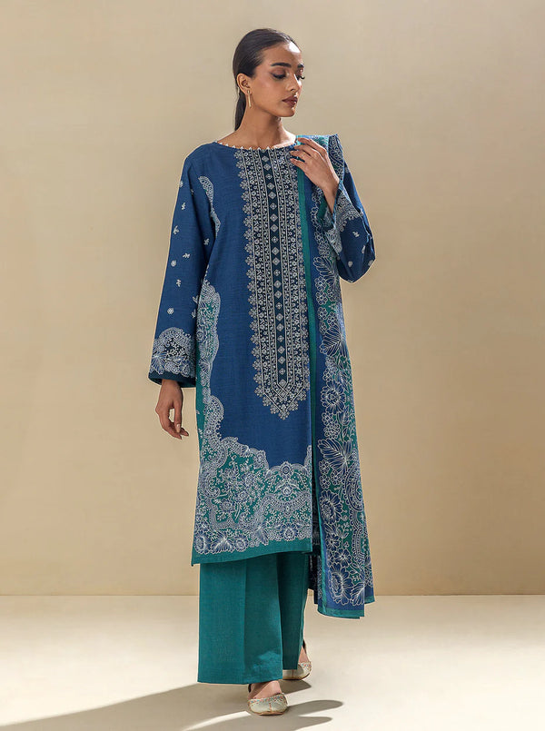 BEECHTREE 3 PIECE - PRINTED KHADDAR SUIT