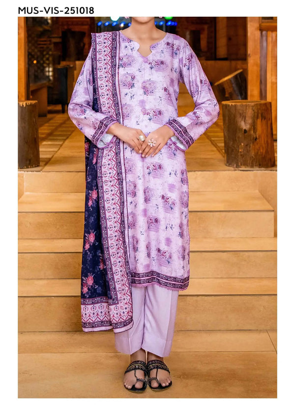 Mehak Premium Unstitched Viscose 3PC Suit