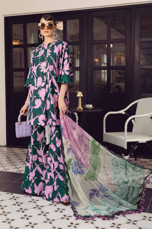 Maria.b 3PC Printed Lawn Suit | MPT-1905-B