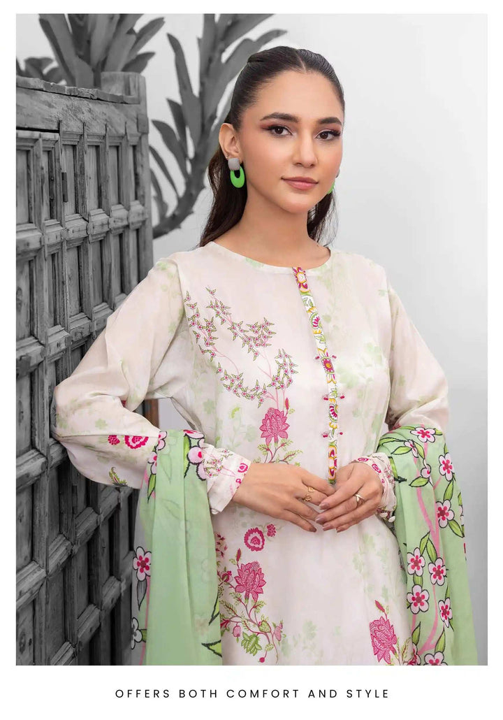 Nowra By GullJee Unstitched Lawn 3PC - A11
