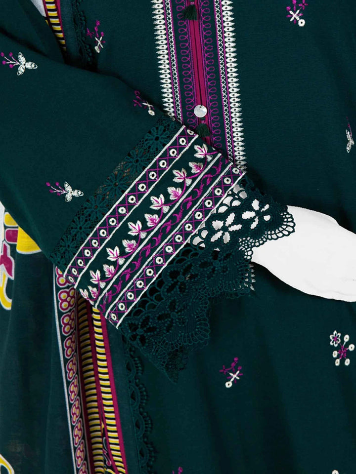 Panjnad By J. | Embroidered Khaddar 3Pc Unstitched Suit | PJBKU251154A