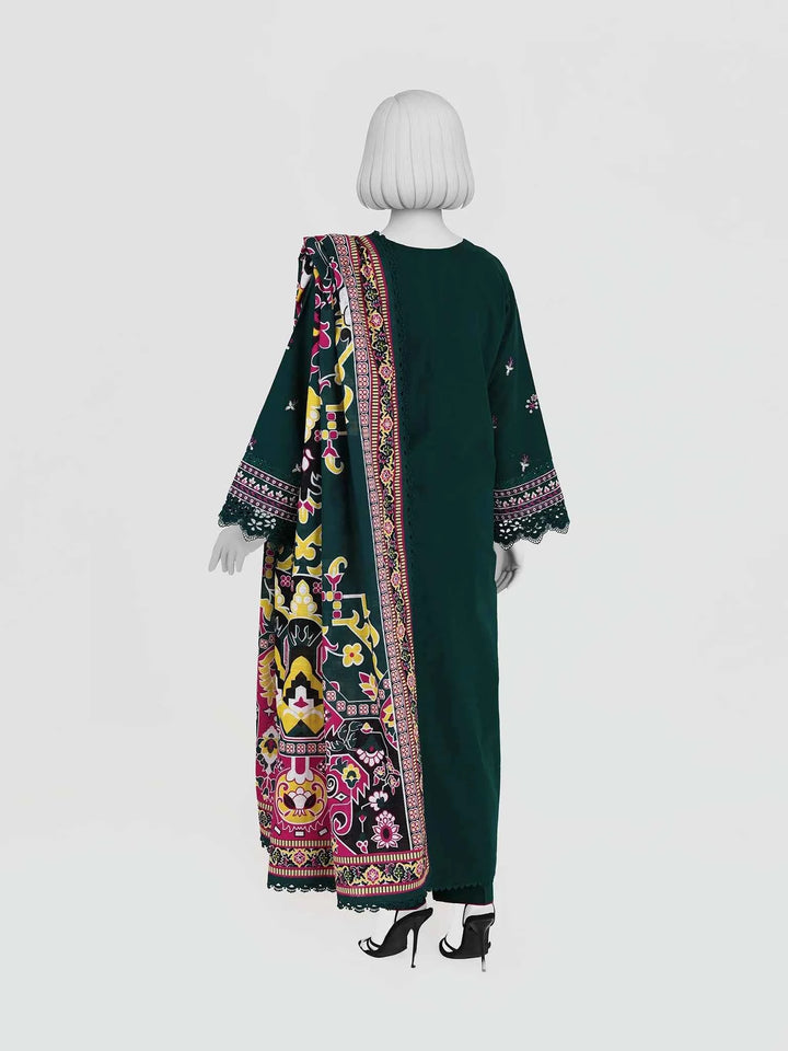 Panjnad By J. | Embroidered Khaddar 3Pc Unstitched Suit | PJBKU251154A