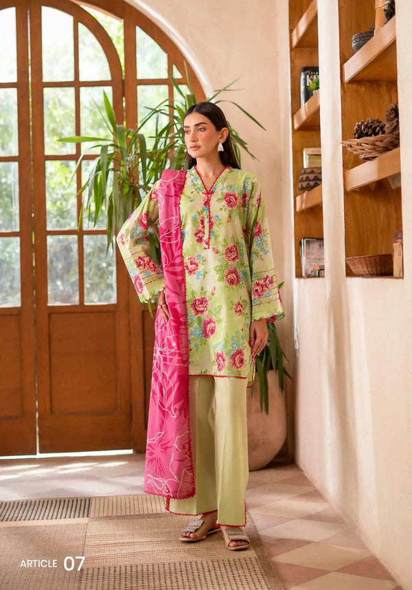 Pop Muse by Gull Jee Vol 1 – 3PC Digital Printed Unstitched Lawn Suit A7