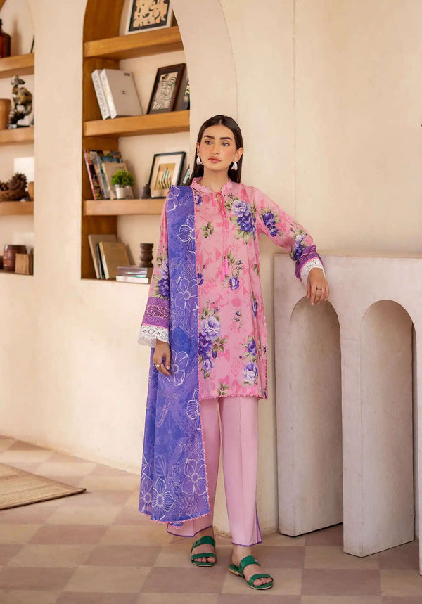 Pop Muse by Gull Jee Vol 1 – 3PC Digital Printed Unstitched Lawn Suit A8