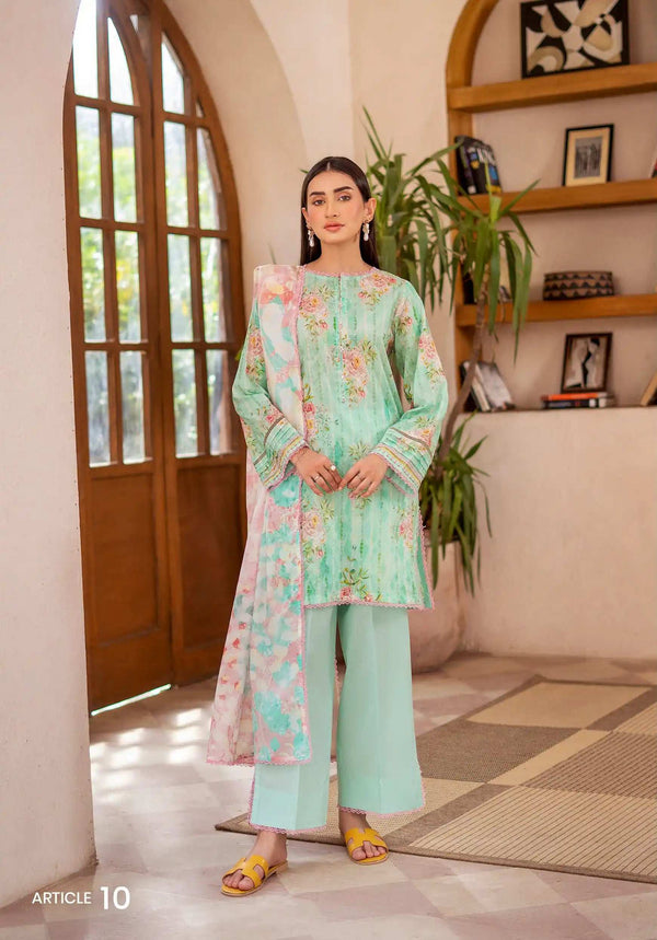 Pop Muse by Gull Jee Vol 1 – 3PC Digital Printed Unstitched Lawn Suit A10
