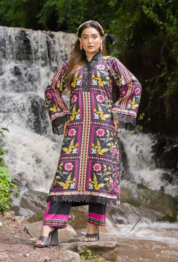 Colors by Rainbow 2PC Linen Vol 2 – Digital Printed Doriya Linen