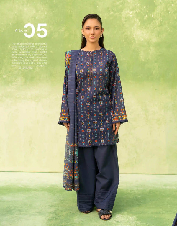 SOPHINA Unstitched Luxury Lawn 3PC - A5