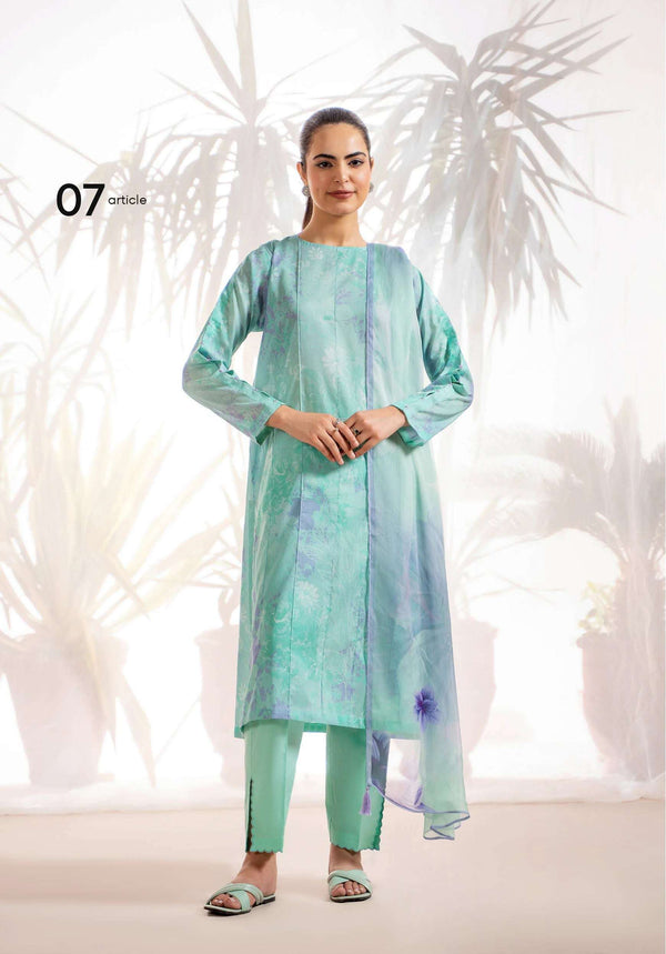 Sunrise by Gull Jee Vol 1 – 3PC Unstitched Digital Printed Lawn Suit A7