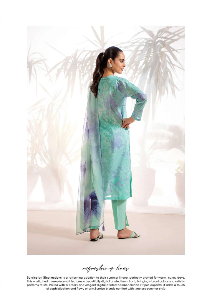 Sunrise by Gull Jee Vol 1 – 3PC Unstitched Digital Printed Lawn Suit A7