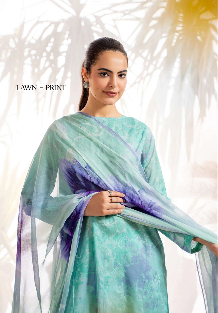 Sunrise by Gull Jee Vol 1 – 3PC Unstitched Digital Printed Lawn Suit A7