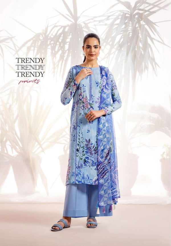 Sunrise by Gull Jee Vol 1 – 3PC Unstitched Digital Printed Lawn Suit A8