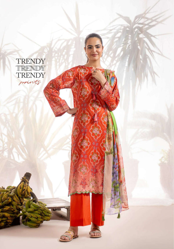 Sunrise by Gull Jee Vol 1 – 3PC Unstitched Digital Printed Lawn Suit A11