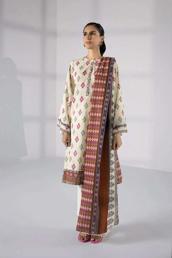 Sapphire Unstitched 3PC Printed Lawn - Vol 10