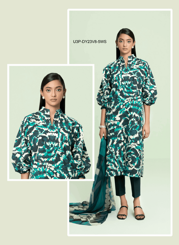 Sapphire 3PC - Printed Lawn Suit - Vol 13 | U3PDY23V85WS