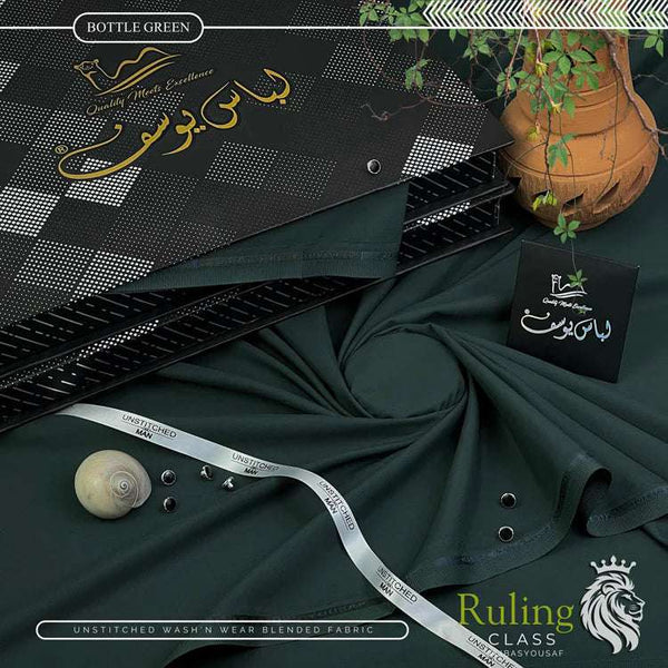 RULING CLASS - Premium - Wash & Wear - Four Season - BOTTLE GREEN