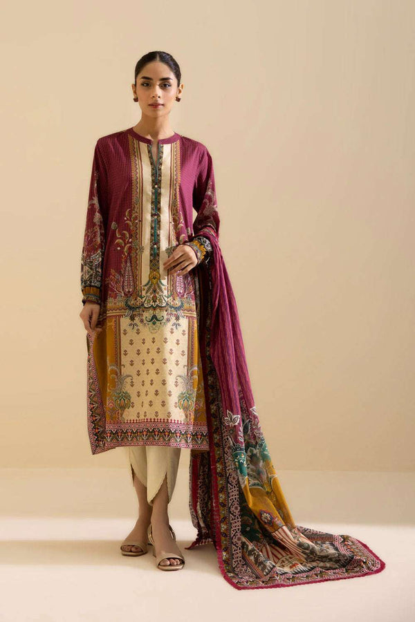 Sapphire 3PC - Printed Lawn Suit - U2DAYZ22V233WS