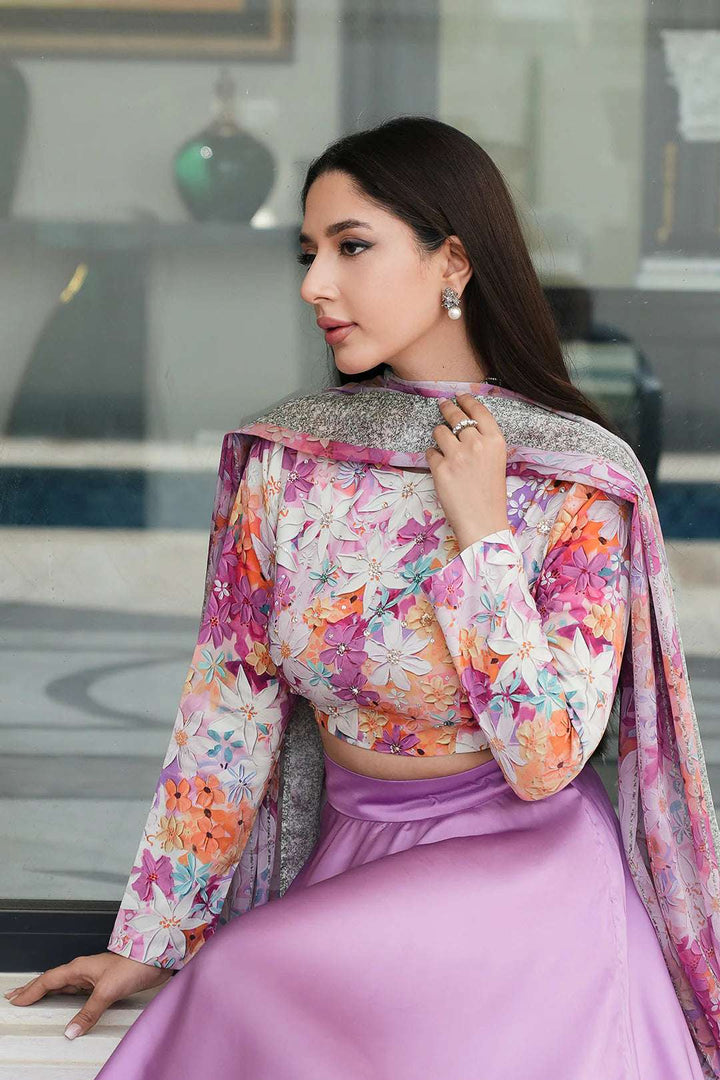 Rubab Closet LULUSAR Silk 3PC Digital Printed - 872