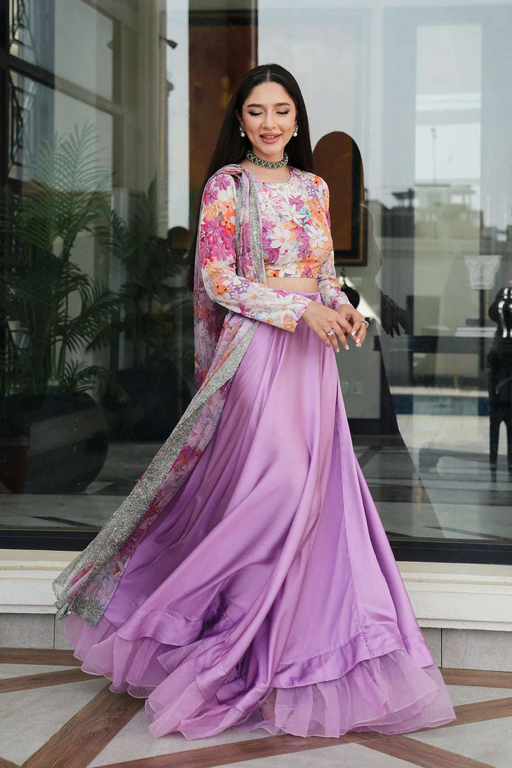 Rubab Closet LULUSAR Silk 3PC Digital Printed - 872