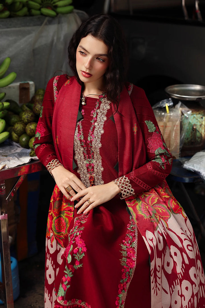 CHARIZMA 3-pc Unstitched Wool Shawl Collection PSW5-01 - RUBAB CLOSET