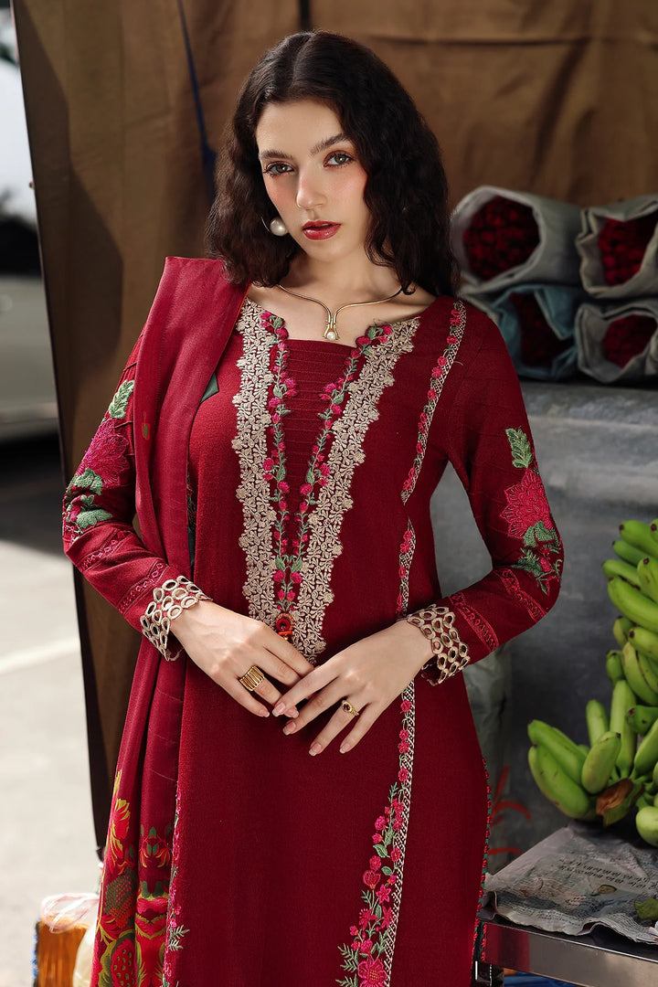 CHARIZMA 3-pc Unstitched Wool Shawl Collection PSW5-01 - RUBAB CLOSET