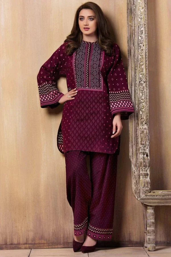 Kayseria Linen-2pc Embroidered- 3418