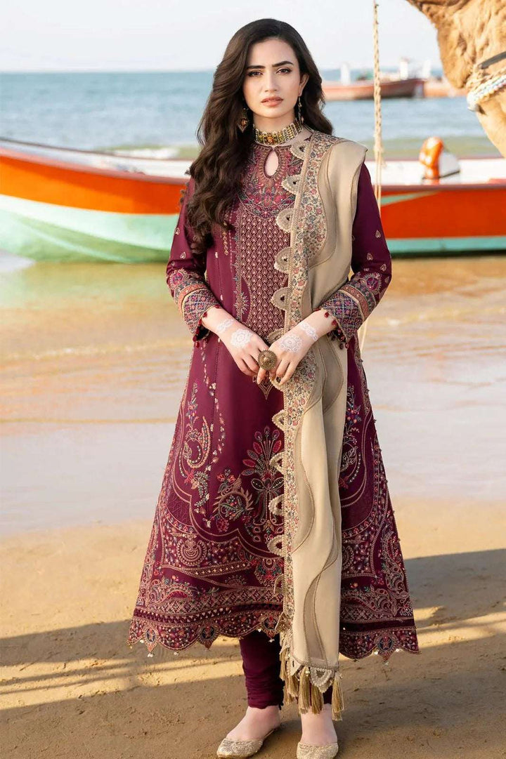 Jazmin Embroidered Lawn 3 Piece Unstitched - Fency