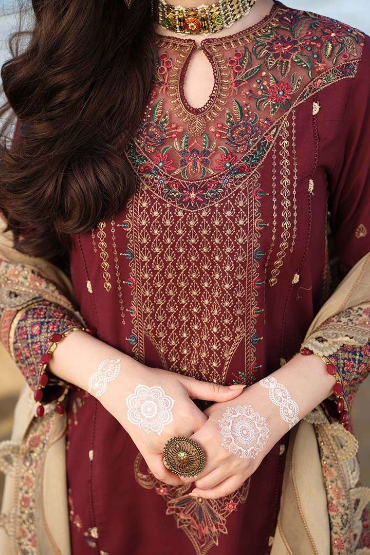 Jazmin Embroidered Lawn 3 Piece Unstitched - Fency