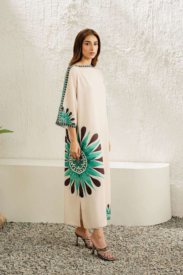Rubab Closet's 2PC Winter Digital Printed Silk - 863