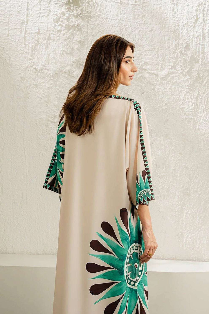 Rubab Closet's 2PC Winter Digital Printed Silk - 863