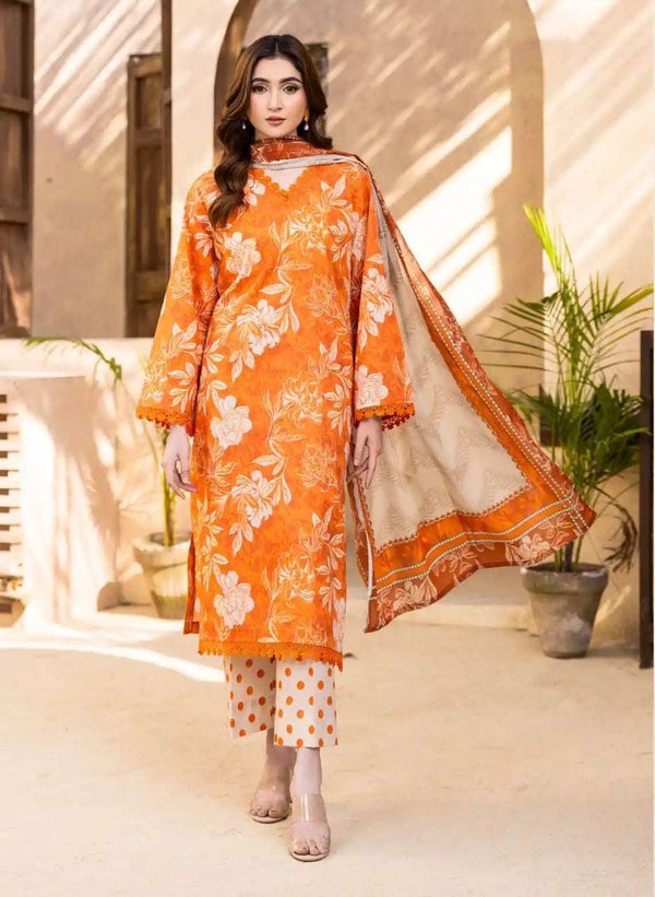 Motifz 3Pc Digital Printed Lawn Classic - Vol 2
