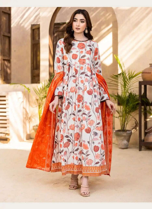 Motifz 3Pc Digital Printed Lawn Classic - Vol 2