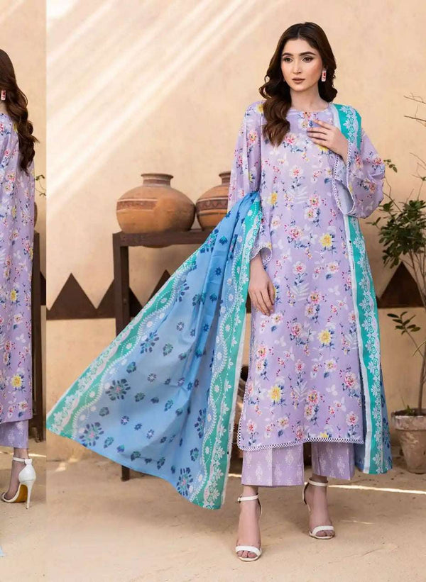 Motifz 3Pc Digital Printed Lawn Classic - Vol 2
