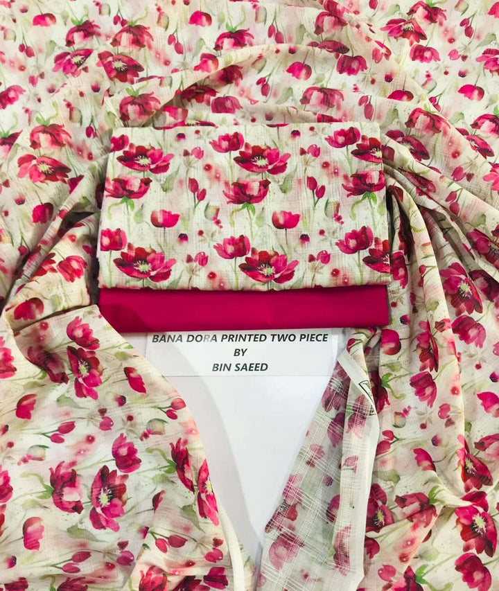 Bana Dora Printed 2Pc Lawn by Bin Saeed
