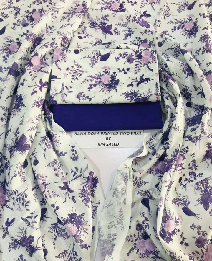 Bana Dora Printed 2Pc Lawn by Bin Saeed