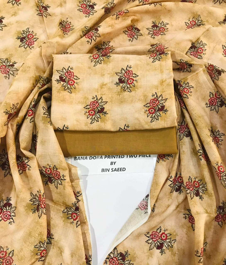 Bana Dora Printed 2Pc Lawn by Bin Saeed