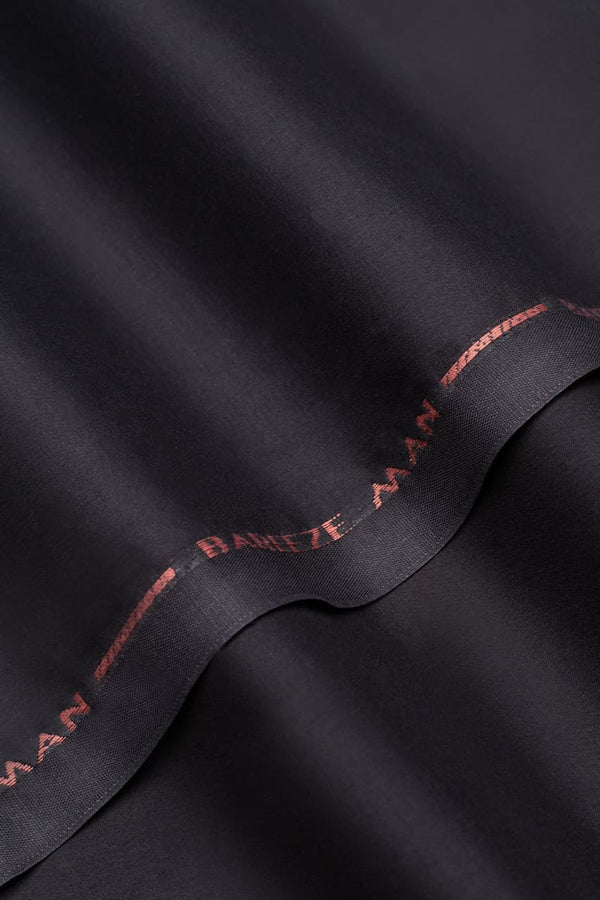 Bareeze Men Unstitched Cotton Black