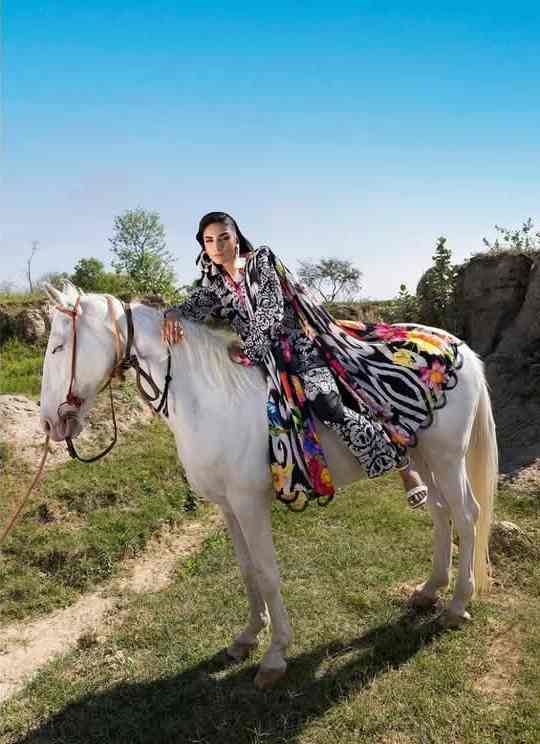 Parizad Vol 8 3Pc Printed Premium Lawn Collection