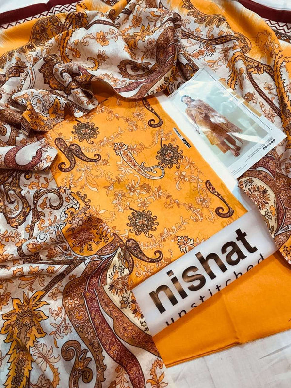 Nishat 3Pc Printed Lawn Vol 9 Summer'25