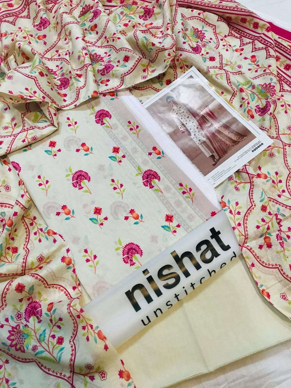 Nishat 3Pc Printed Lawn Vol 9 Summer'25