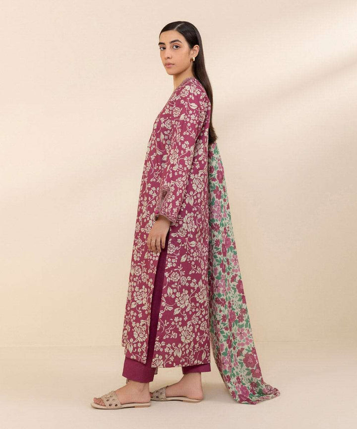 Sapphire 3Pc Linen Unstitched - U3PESG24V2688